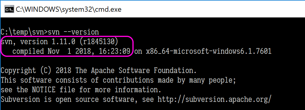 SmartSVN 11 supports SVN 1.11.