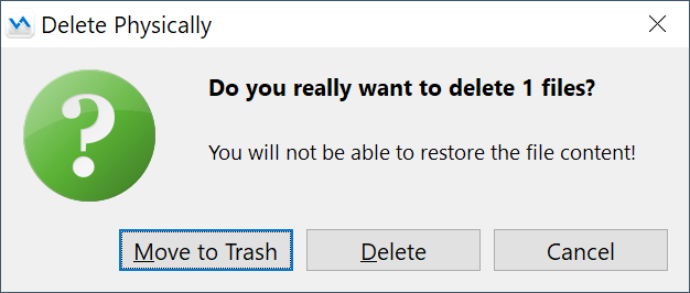 The move-to-trash feature on Linux does not require an external tool any more.