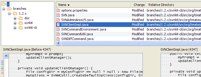 smartsvn manual merge across different files